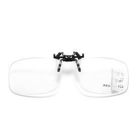 Riwissipa Multifocal Reading Glasses Clip On and Flip Up Blue Light Blocking Progressive Multifocal Reader for Unisex (Transparent, 1.5, x)