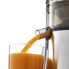 Omega C2100S High Speed Juicer with Extra Large Three-Inch Chute Extracts Juice from Whole Foods & Includes A Stainless Steel Filter & High Low Speed Settings, 3-Speed, Silver