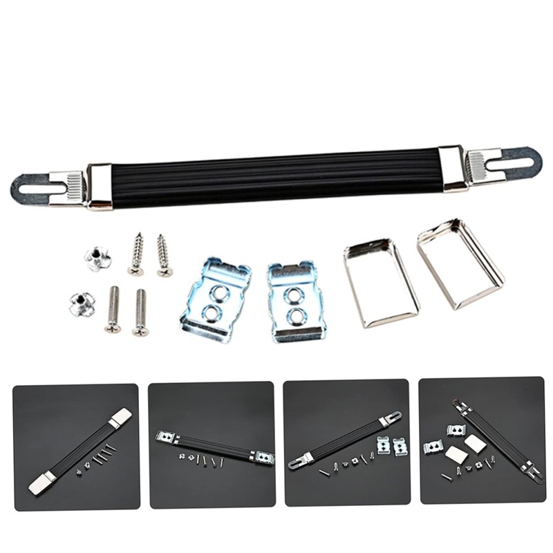 CAXUSD 2 Sets Metal Ends and Screws for Amplifier Handle