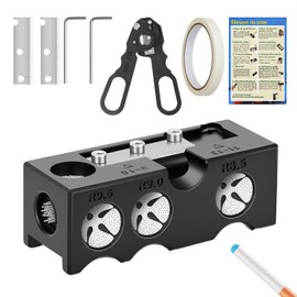 Billiard Cue Tip Shaper, 10-in-1 Pool Cue Repair Tool, Multifunctional Cue Tip Replacement Kit Pool Cue Accessories for Cue Tip Maintenance and Repair