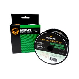 (Made In USA) K-NGS E-71TGS 0.035in. Dia 2lb. Gasless-Flux Core Wire Welding wire (2 Spool)