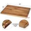 Acacia Cutting Boards for Kitchen, Cheese Charcuterie Board, Extra Large