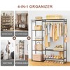 Wardrobe Closet, Portable Clothing Rack for Hanging Clothes, Free Standing