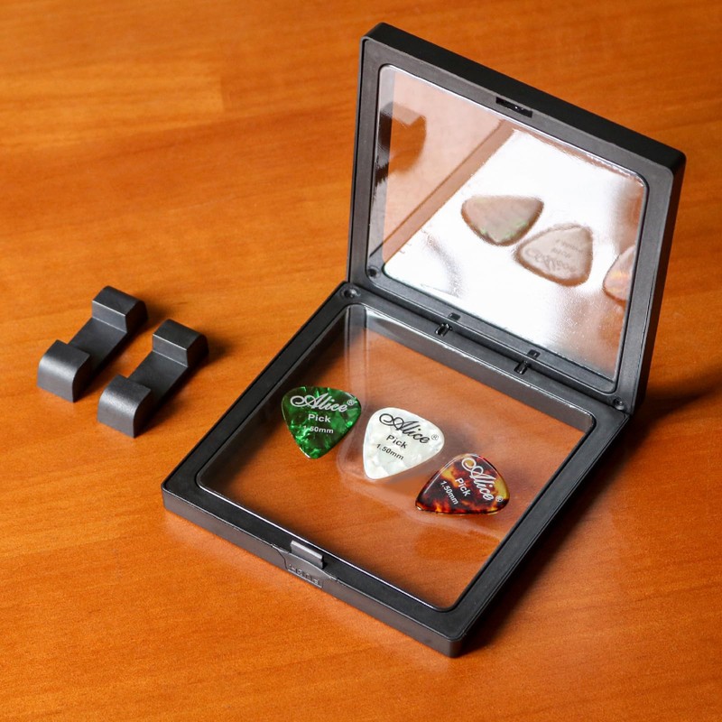 Challenge Coin Display Case, 4.3" H Coin Display Frame, Clear