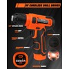 139-Piece Tool Set - Tool Kit with 8V Cordless Drill