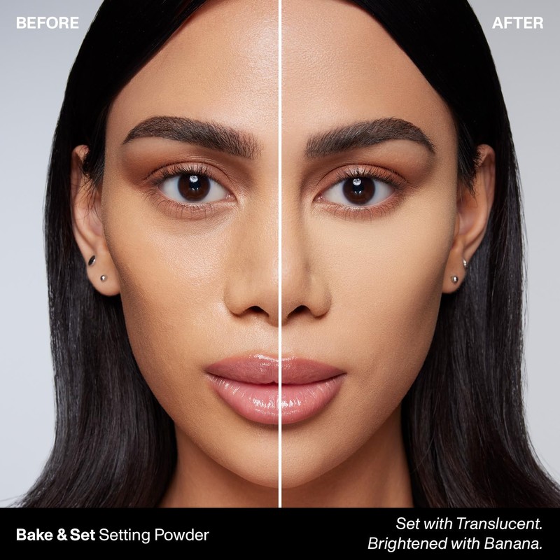 Morphe Bake & Set Setting Powder - Lightweight, Talc-Free Finishing