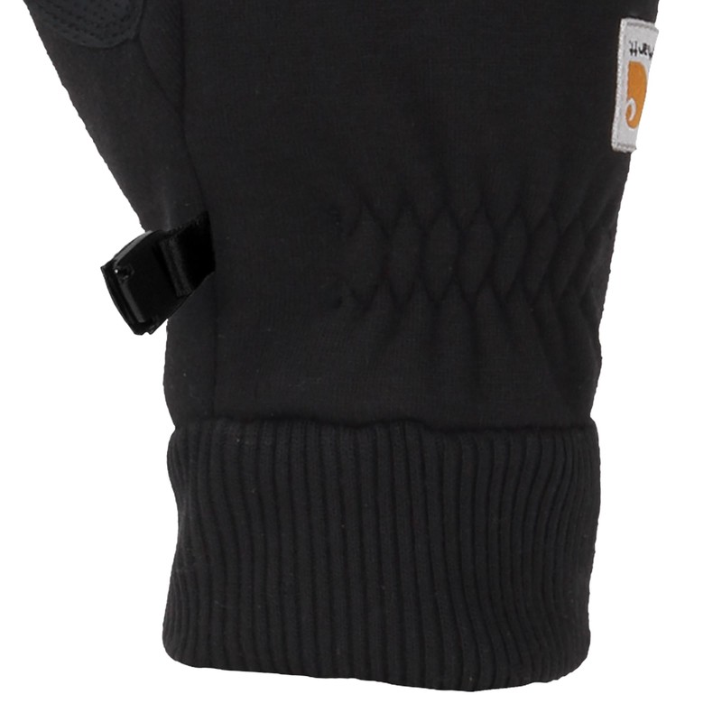 Carhartt Men's Wind Fighter Thermal-Lined Fleece Touch-Sensitive Knit Cuff Glove,