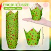 JarThenaAMCS 200Pcs Christmas Tulip Cupcake Liners Red Green Dots Muffin