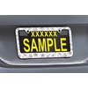 Beautiful Farmhouse Inspired Floral License Plate Frame with Gray Roses