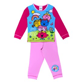 Mr.Men Little Miss Girls Pyjamas, Multicoloured, Age 3-4 Years