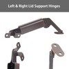 Aracombie Spring Lid Support Hinge, 2Pcs Left and Right Lid