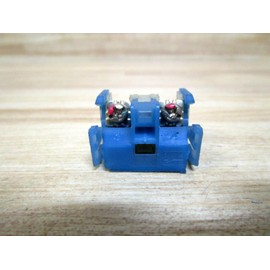 FUJI ELECTRIC AR9B290 Screw Termination, 600 V, Normally Open Configuration, Blue Color, Single-Pole Single-Throw, Contact Block, 10 AMP