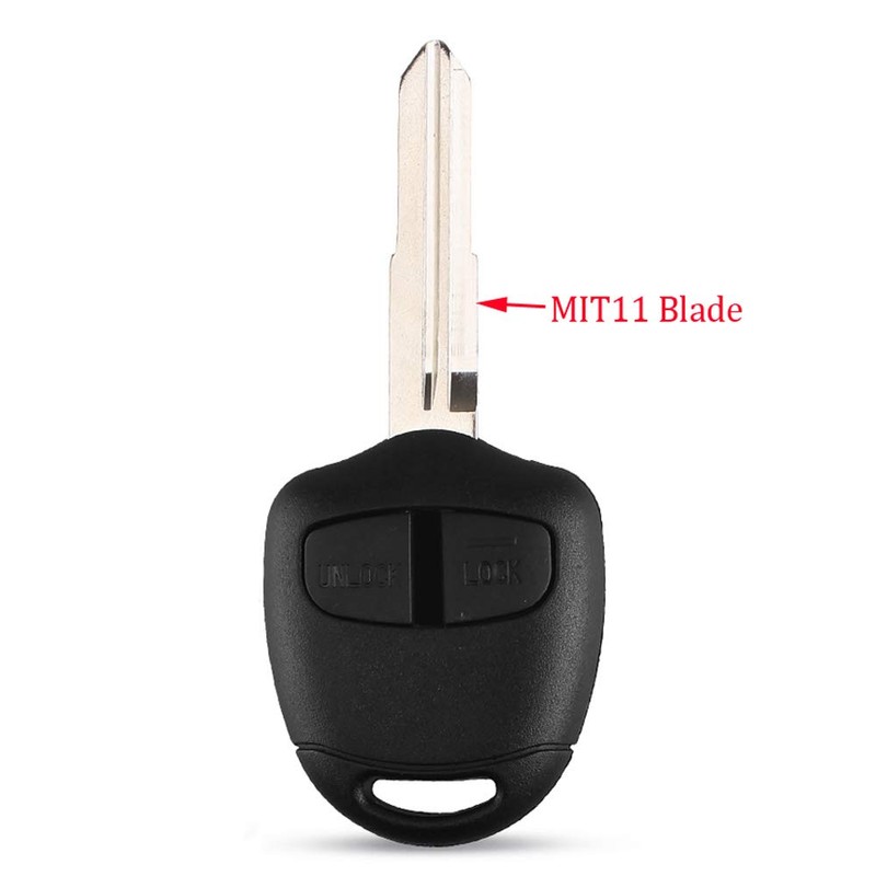 2 Button Car Key for Mitsubishi Pajero Sport Outlander Grandis