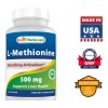 L-metionina 500mg Bienestar Celular (120 Capsulas) Americano Sabor Sin Sabor
