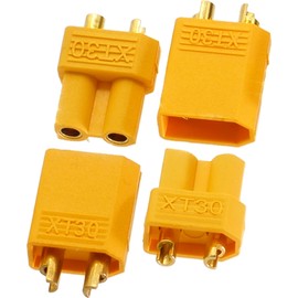 Audiophan Bullet Connector XT30 Male Female Set Yellow XT30 (2 Pairs)
