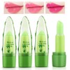3 Packs Organic Aloe Vera Moisturizing Crystal Jelly Lipsticks, BEEXY