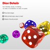 16 mm 6-Sided Dice Set, Six-Sided Dice, Opaque Acrylic Dice