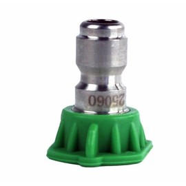 Erie Tools 6.0 Stainless Steel Orifice 25 Degree 1/4in. Quick Connect 4000 PSI High Pressure Washer Spray Nozzle Tip