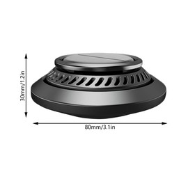 Riloer Auto-Aromatherapie-Diffusor, Zubehör für die Autodekoration, Lufterfrischer, Fliegende Untertasse Armaturenbrett Ornament, UFO-Drehaufhängung, drehbares Armaturenbrett-Ornament