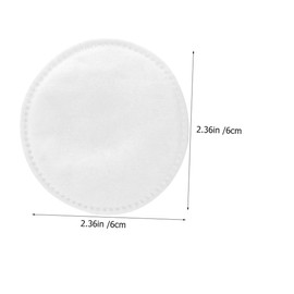 Baluue Gentle Makeup Removal Pads Set of 100 Round Thicker Design for Face Cleansing Travel Essential