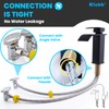 Klabb 32-Inch Stainless Steel Braided Faucet Supply Line, 3/8" Compression