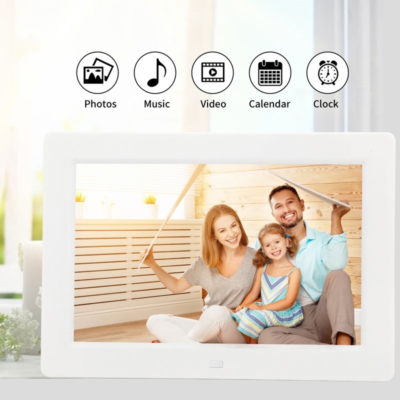 8in HD Digital Picture Frame LED Display Electronic Photo Frame