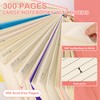 FREBLASO 5 Subject Notebook with Removable Dividers Tabs, 300 Pages