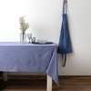 VINTHERA Blue Linen Effect Tablecloth 135 x 240 cm Pack