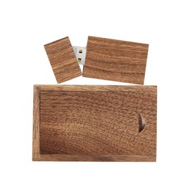 GARRULAX USB Flash Drive, 32 GB Wooden USB 2.0 High Speed USB Thumb Drives Memory Stick Pen Date Memory Pendrive U Disk (Walnut)