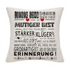 Bommex Inspirational Gift Cushion Cover That You Are Mutiger Than