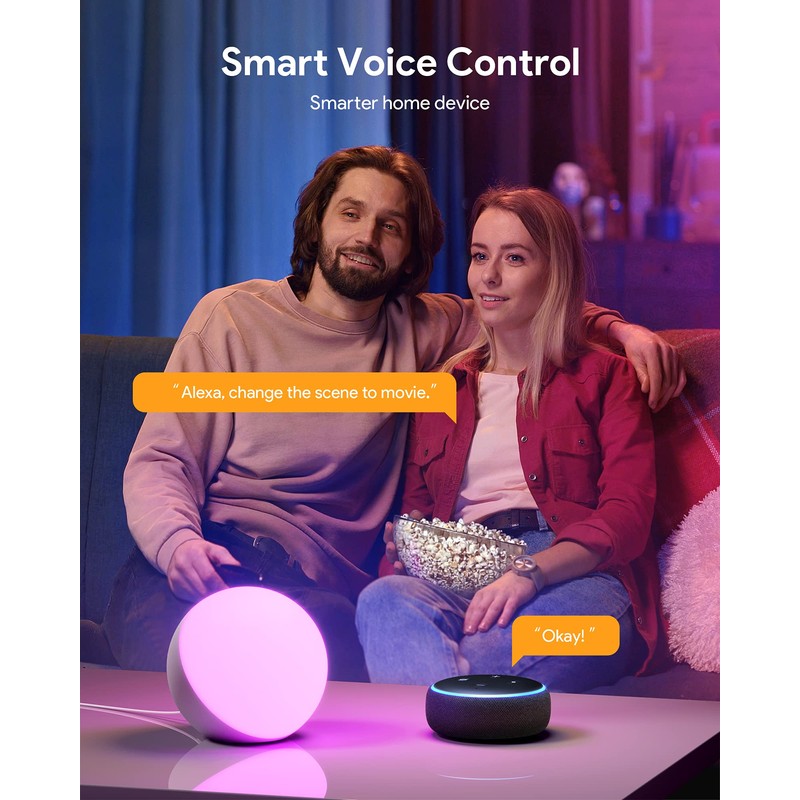 Hifree Smart LED Table Lamp, Bedside Lamp, Touch, Dimmable, Works
