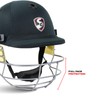 Cricket Helmet SG Blazetech (Green, Large)