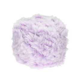 PATIKIL 70yds Artificial Fur Yarn, Fluffy Yarn, Crochet Fluffy Yarn, Soft Chunky Polyester Plush Fur Eyelashes for Crochet, Knitting, Blanket, Carpet, Pullover, Scarf, Hat, Bear, Crafts, Light Purple