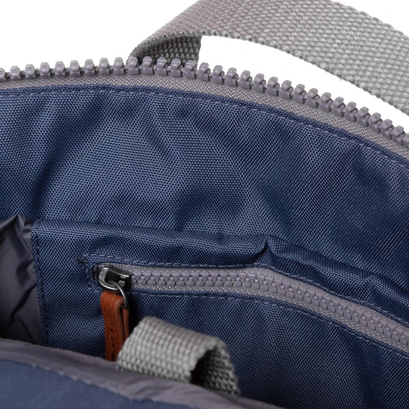 Roka London Bantry B Small Sustainable Nylon Backpack Airforce
