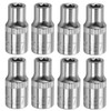 sourcing map 8pcs E-Torx Socket 1/4" Drive E7 External Torx
