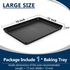 P&P CHEF 16 Inch Baking Cookie Sheet Pan, Carbon Steel