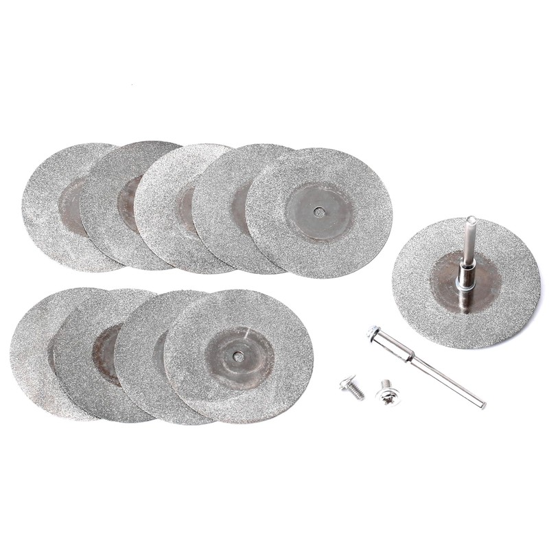 JINGLING 40mm 1-9/16" Diamond Cutting Wheels Coated Rotary Blade Cut