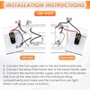 Feekoon Single Pole Built in Thermostat Compatible with Cadet BTF1W,