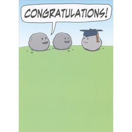 Sellers Publishing RSVP Rocks Saying Congratulations to Graduating Rock Funny/Humorous Graduation Congratulations Card