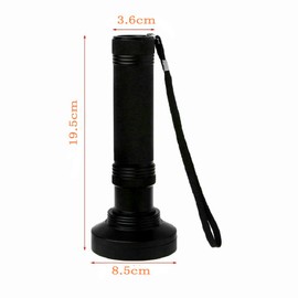 LED Ultraviolet Light, Black Light, Detector Light, 395NM, 100 LED, Flashlight, Invisible Dirt, Pet Urine, Waterproof, Shockproof, Anti-Counterfeit, Mineral Appraisal, Fluorescent Brightener Checking, Scorpion Catching, Night Fishing