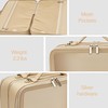 ETOILE - Large Twin Cosmetic Case Beige - Dual Compartment