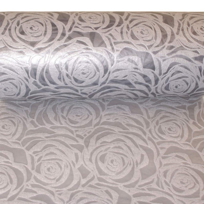 Dekoflor Table Runner, Table Decoration, Unique Rose Design (Waterproof, Lotus