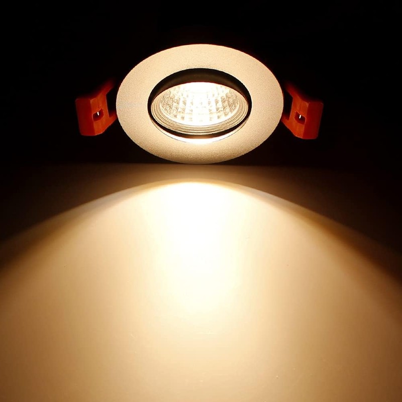 2Inch LED Recessed Ceiling Light, 3W Dimmable LED Downlight, 60