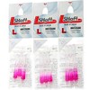 L-Style L-Shaft Lock Straight Twotone Transparent Pink Display Length 330