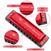 SWAN Blues Harmonica C Key for Kids Adults, 10 Hole