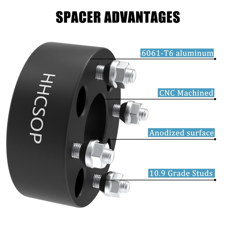 HHCSOP 4x4 Golf Cart Wheel Spacers, 2 inch ATV Wheel