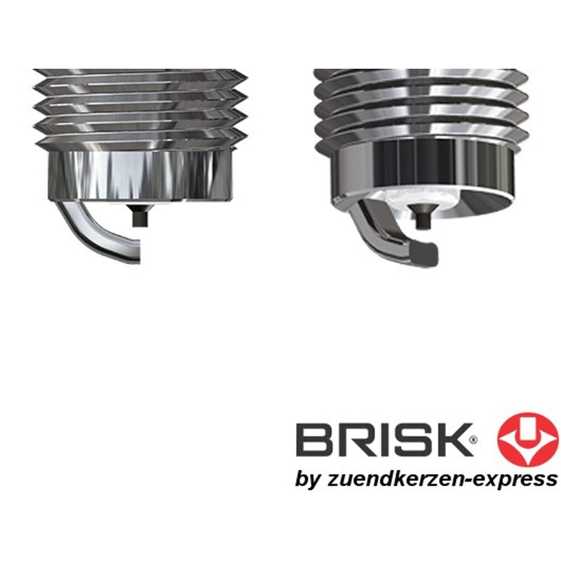 BRISK Iridium Racing DOR12IR 1721 Spark Plugs (Pack of 6)