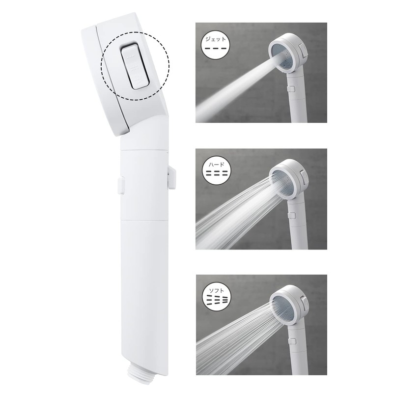 Water Saving Ratio 84.4%: ±0 Plus or Minus Zero Shower