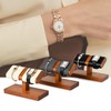 Oirlv SM21502 Wooden Watch Stand, For 2 Pieces, Display, Storage,