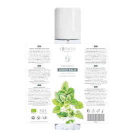 Essences Bulgaria Organic Melissa Floral Water 8.5 Fl Oz | 250ml | for Oily, Acne Prone Skin | Balancing Facial Toner | Excellent Aftershave | 100% Pure and Natural